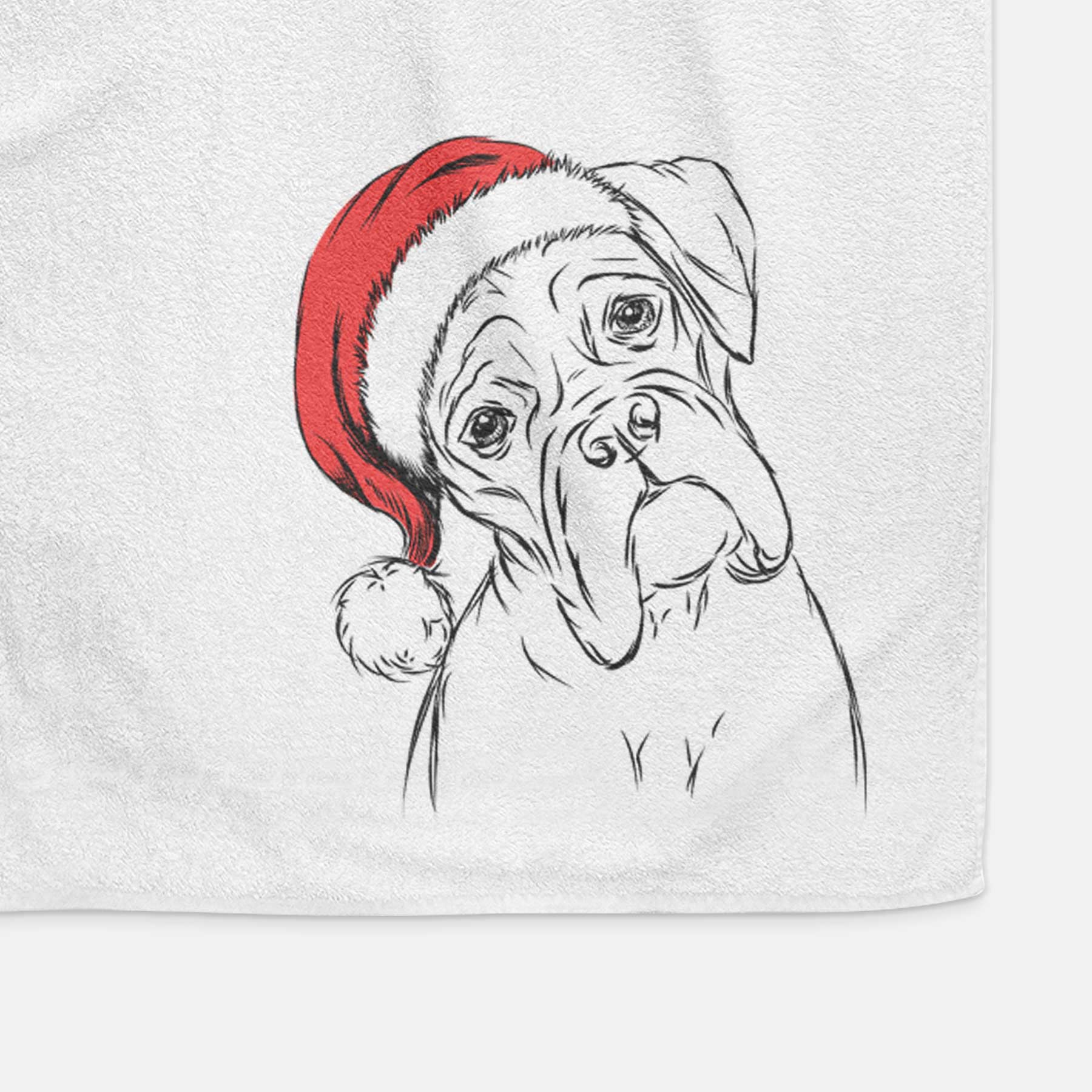 Cooper the Boxer Decorative Hand Towel