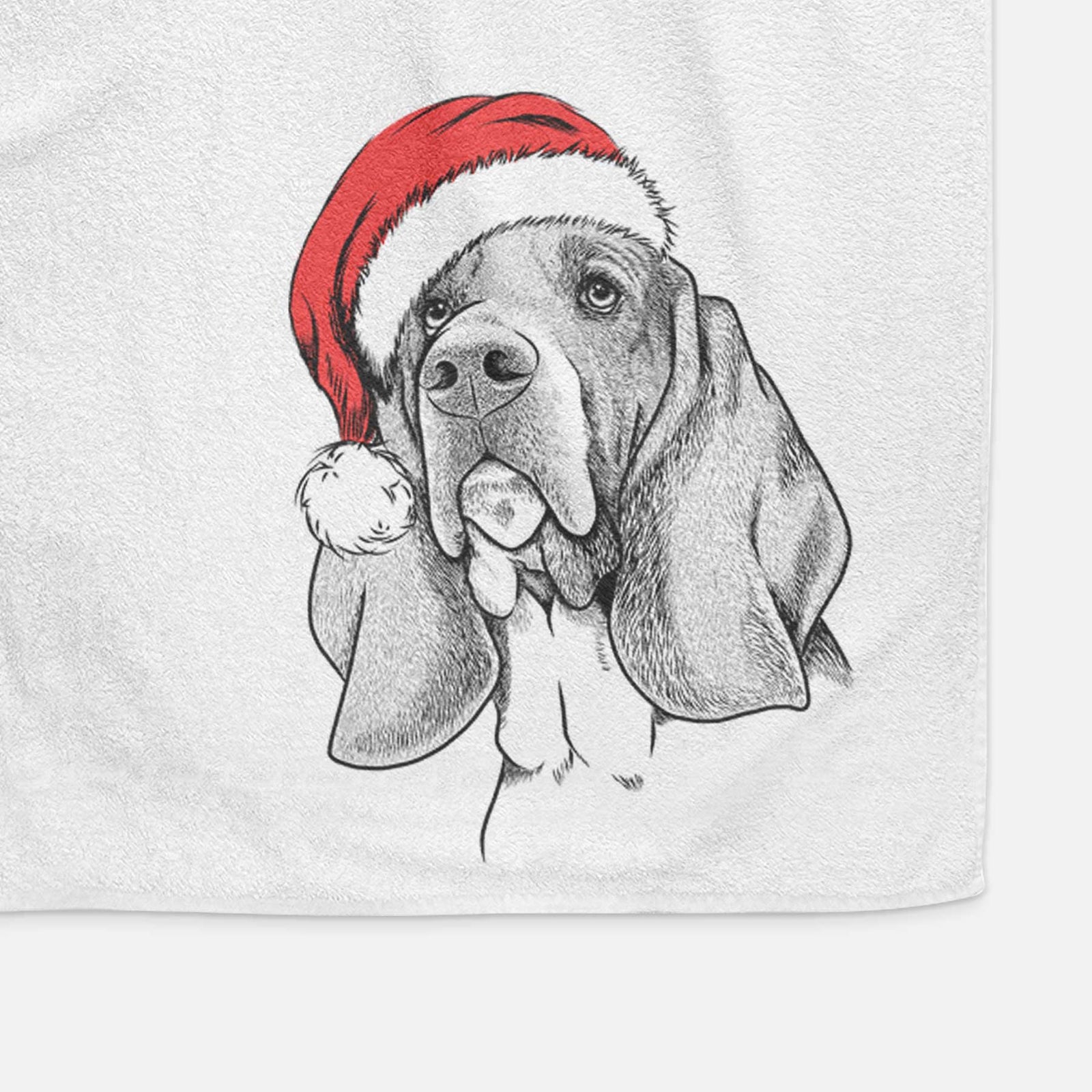 Cooper the Basset Hound Decorative Hand Towel