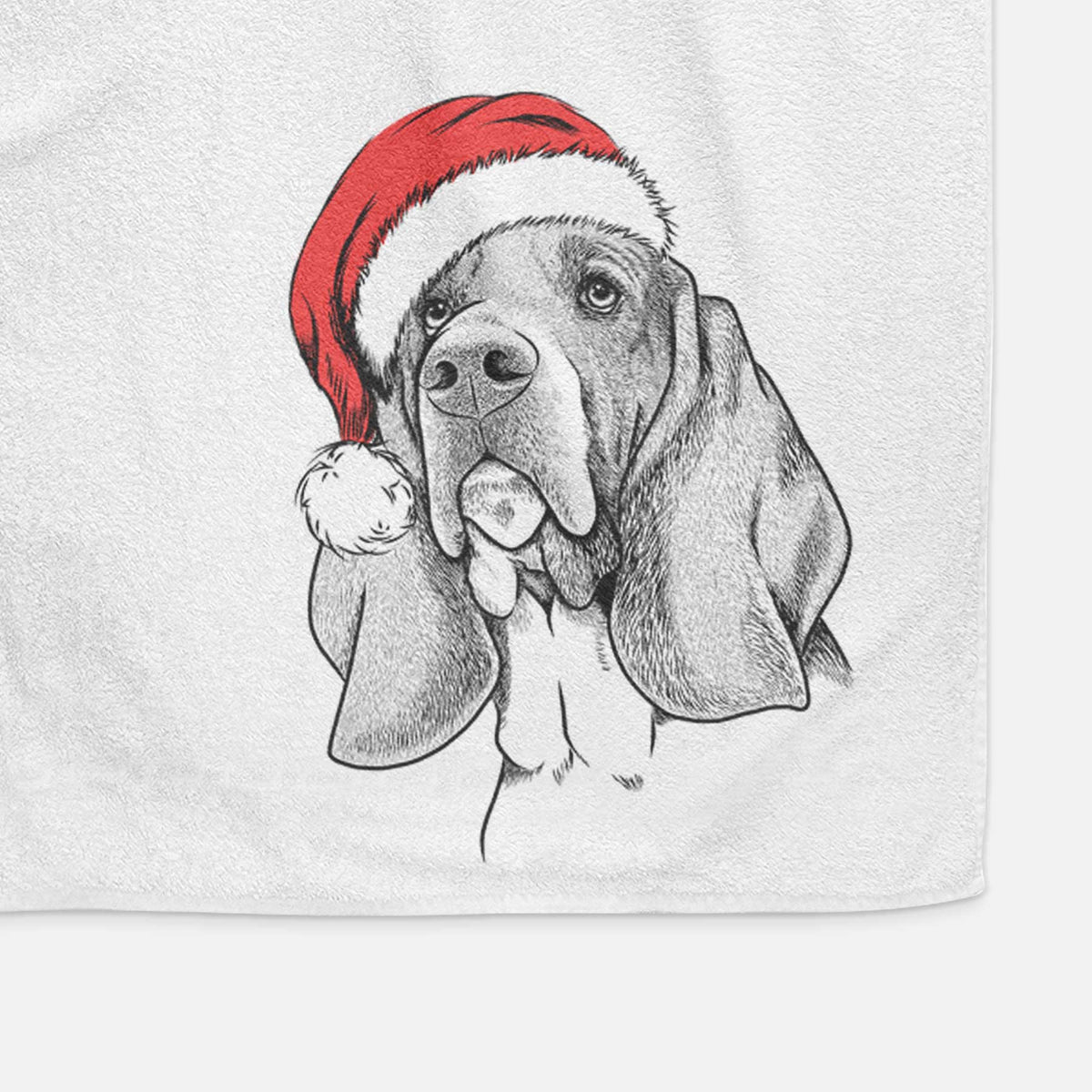 Cooper the Basset Hound Decorative Hand Towel