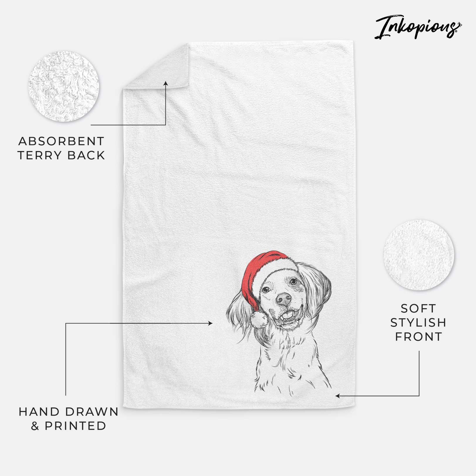 Cooper the English Setter Decorative Hand Towel