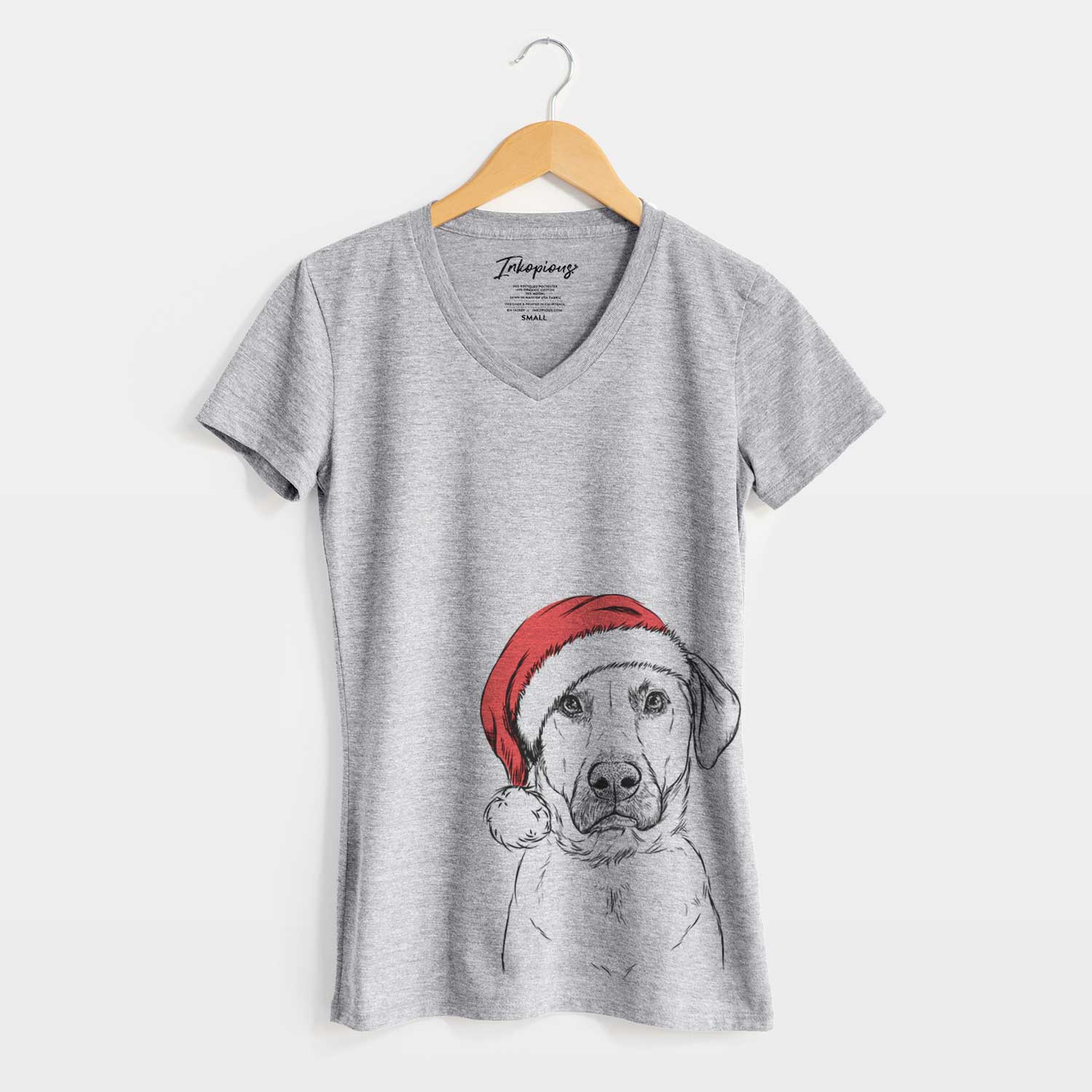 Santa Cooper Griffin the Mixed Breed - Women's V-neck Shirt