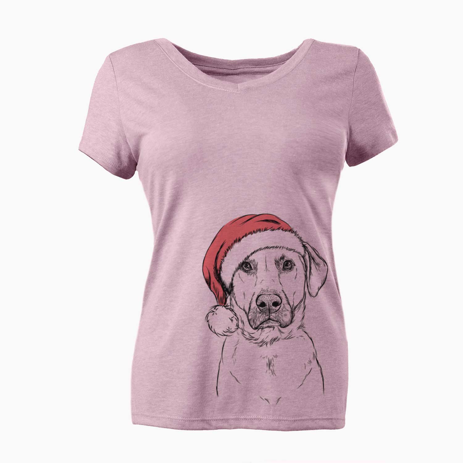 Santa Cooper Griffin the Mixed Breed - Women's V-neck Shirt