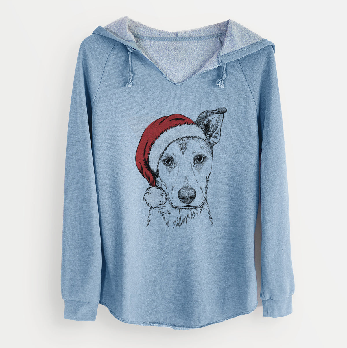 Santa Coral the Mixed Breed - Cali Wave Hooded Sweatshirt