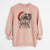 Santa Cricket the Biewer Terrier - Unisex Pigment Dyed Crew Sweatshirt