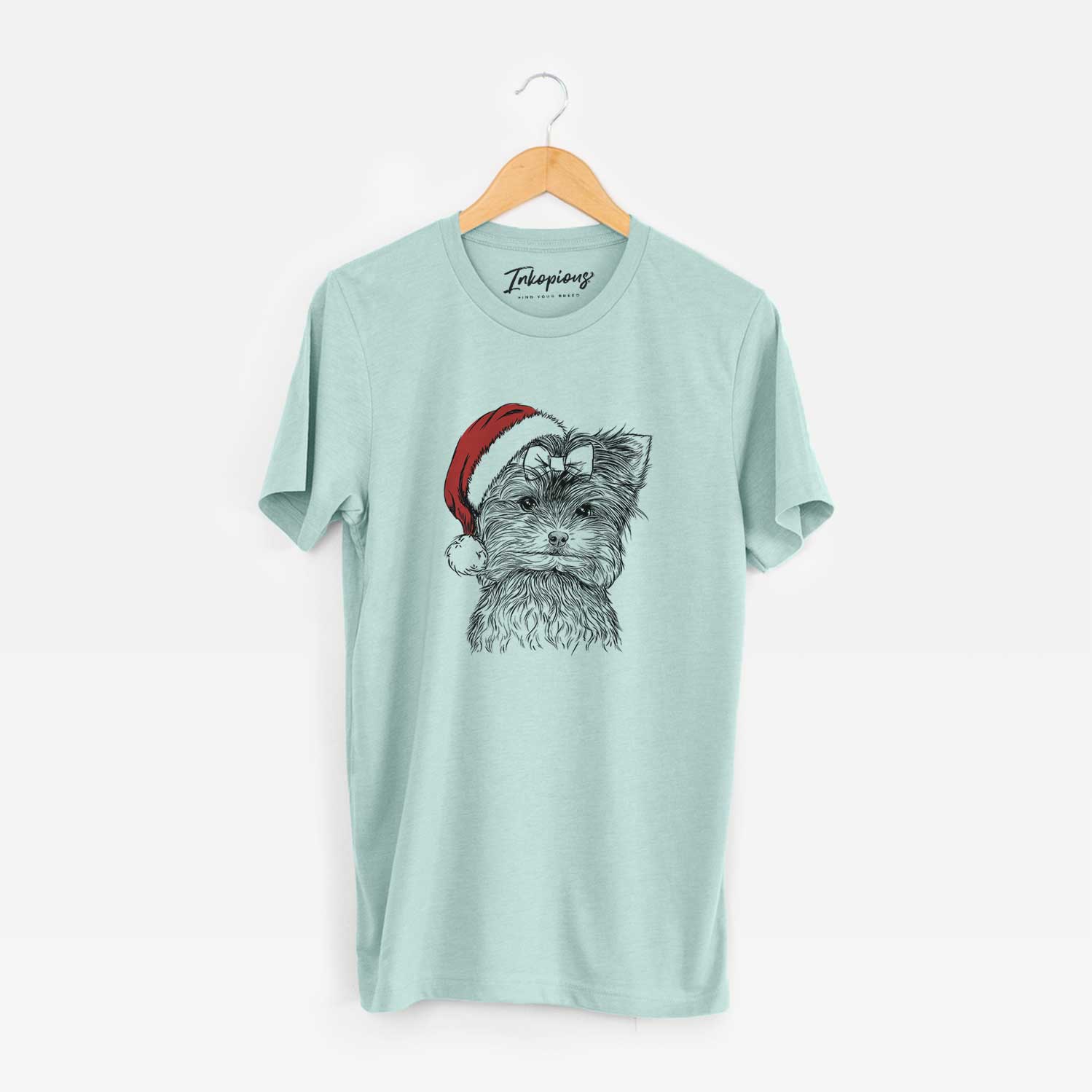 Santa Cricket the Biewer Terrier - Unisex Crewneck