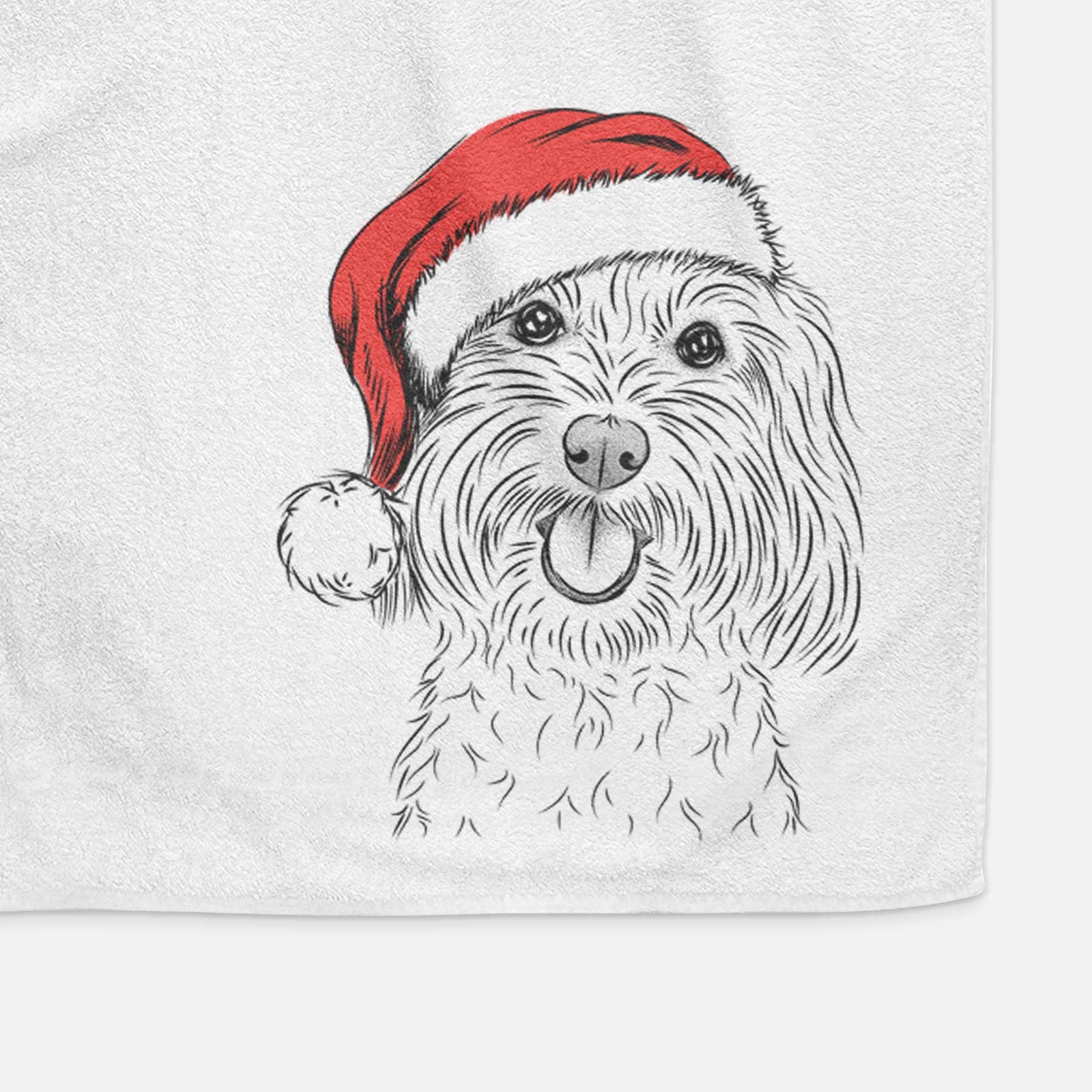 Cuddles the Coton de Tulear Decorative Hand Towel