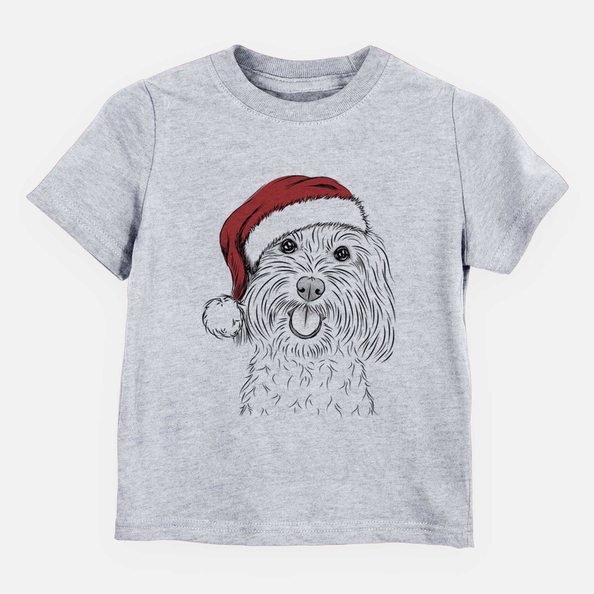 Santa Cuddles the Coton de Tulear - Kids/Youth/Toddler Shirt