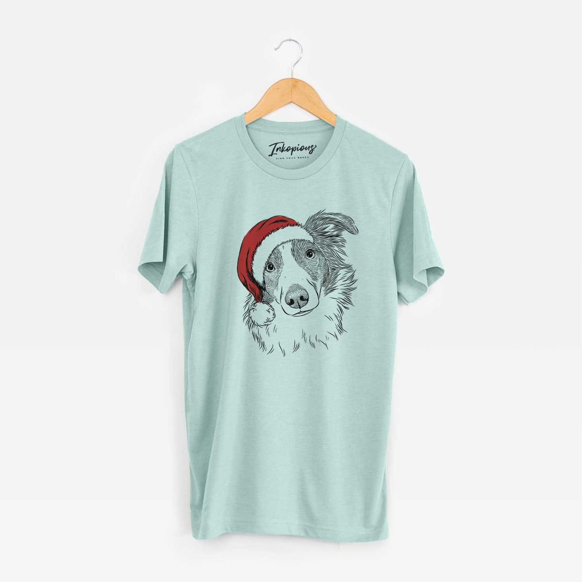 Santa Cyclone the Australian Shepherd - Unisex Crewneck