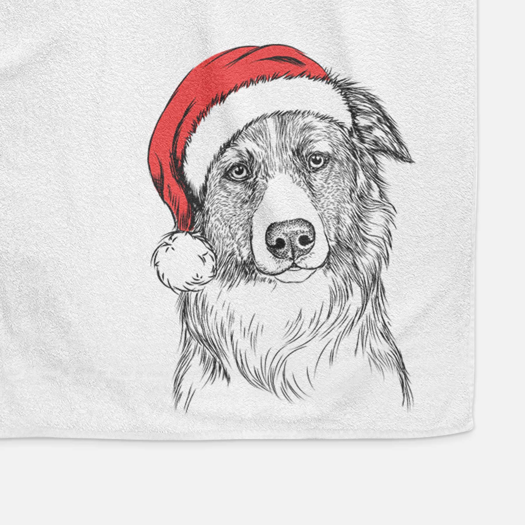 Cynder the English Shepherd Decorative Hand Towel