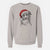 Santa Cynder the English Shepherd - Unisex Pigment Dyed Crew Sweatshirt