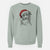 Santa Cynder the English Shepherd - Unisex Pigment Dyed Crew Sweatshirt