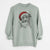 Santa Cynder the English Shepherd - Unisex Pigment Dyed Crew Sweatshirt