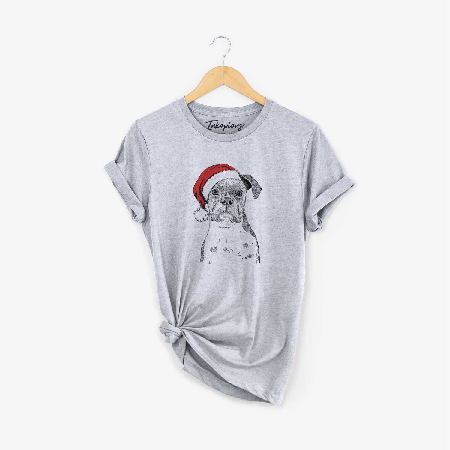 Santa Daisy the Boxer - Unisex Crewneck