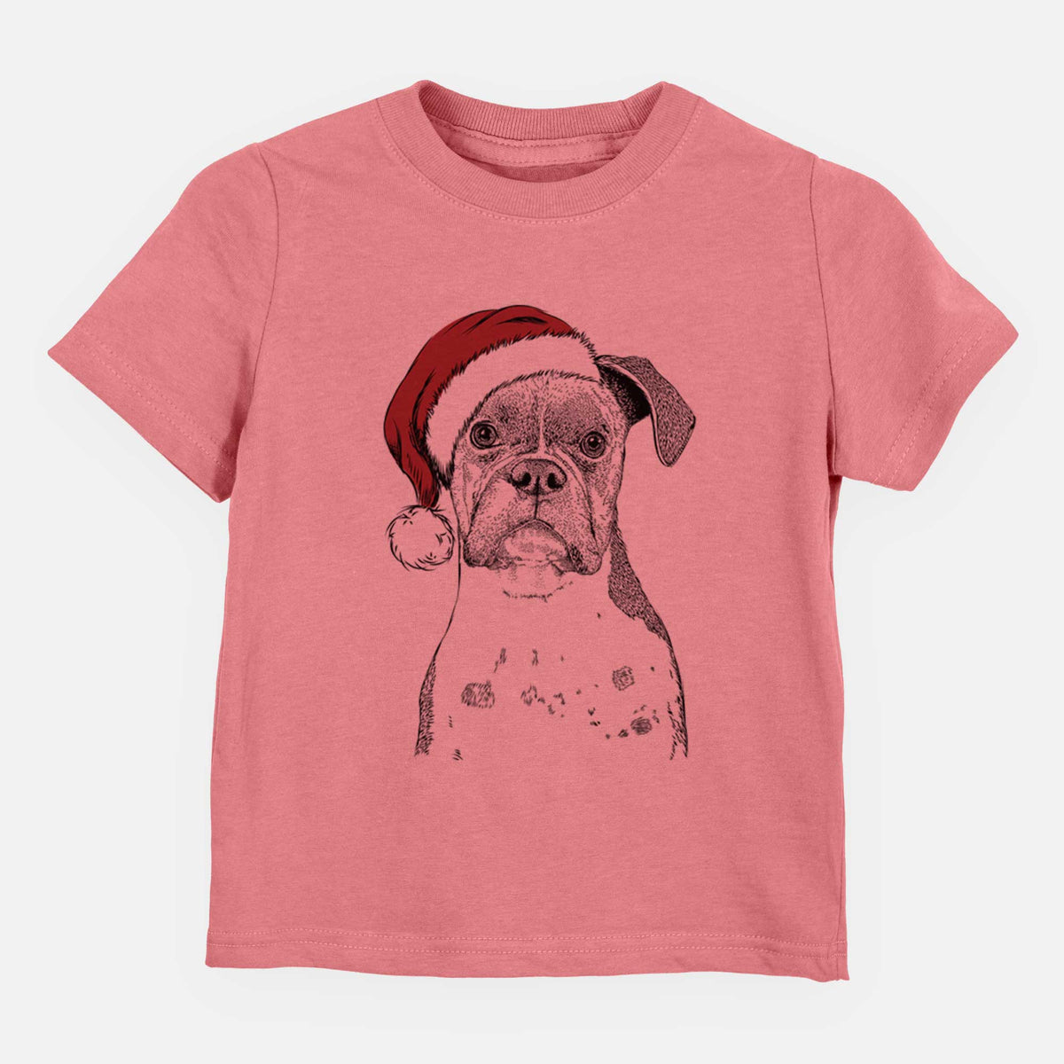 Santa Daisy the Boxer - Kids/Youth/Toddler Shirt