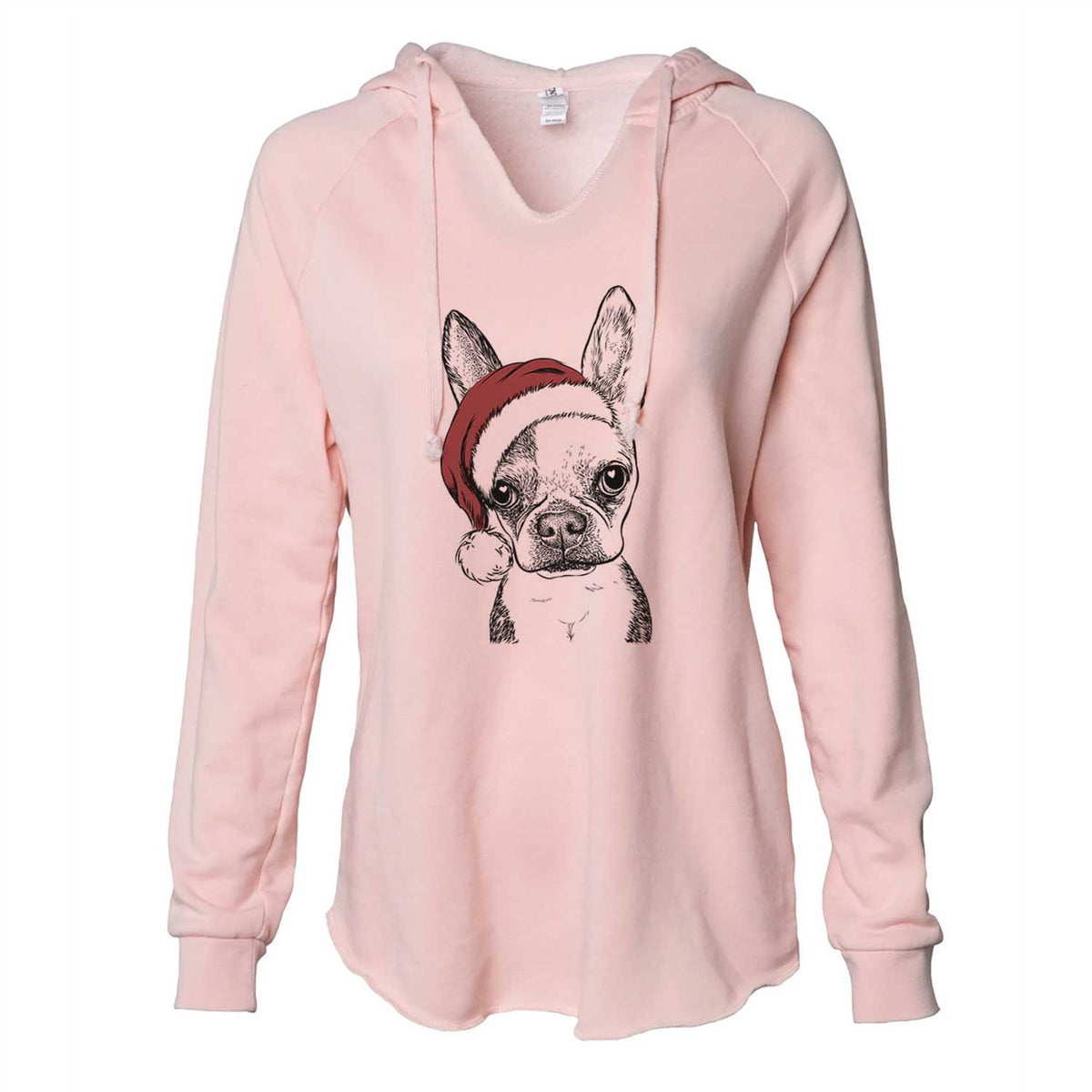 Daisy the Boston Terrier - Cali Wave Hooded Sweatshirt