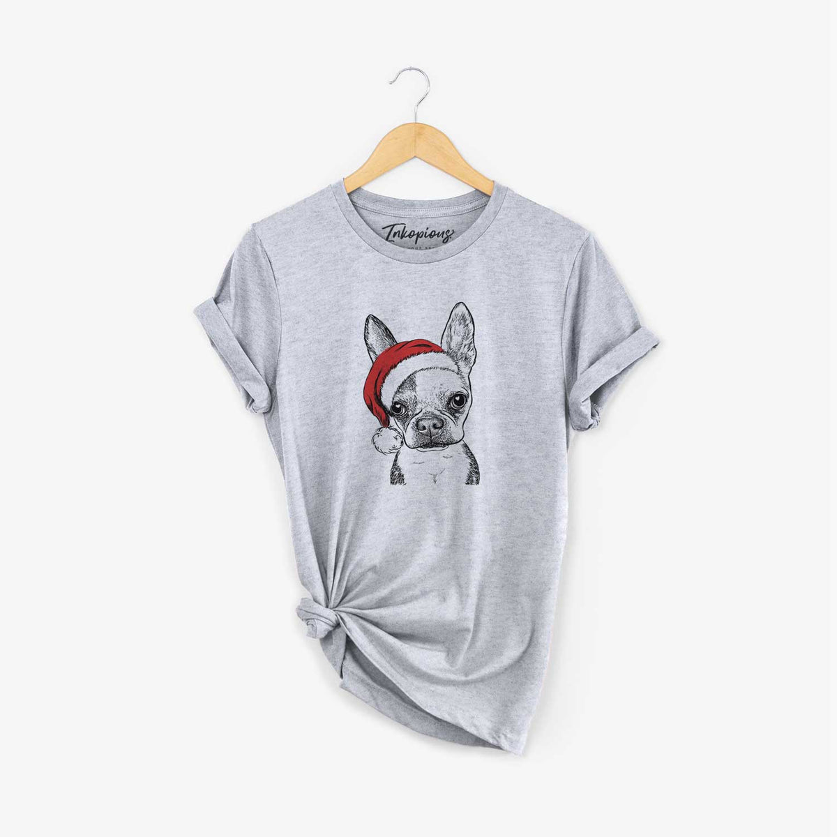 Santa Daisy the Boston Terrier - Unisex Crewneck