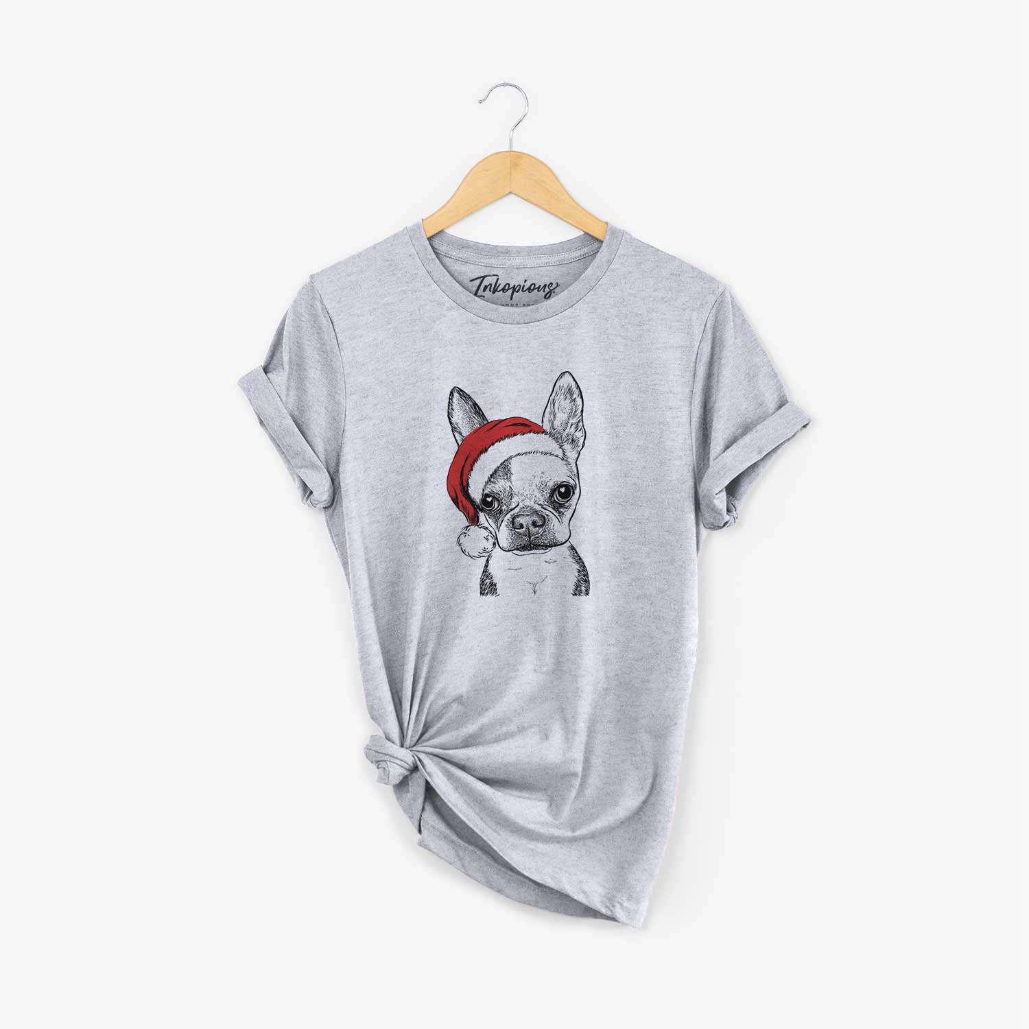 Santa Daisy the Boston Terrier - Unisex Crewneck