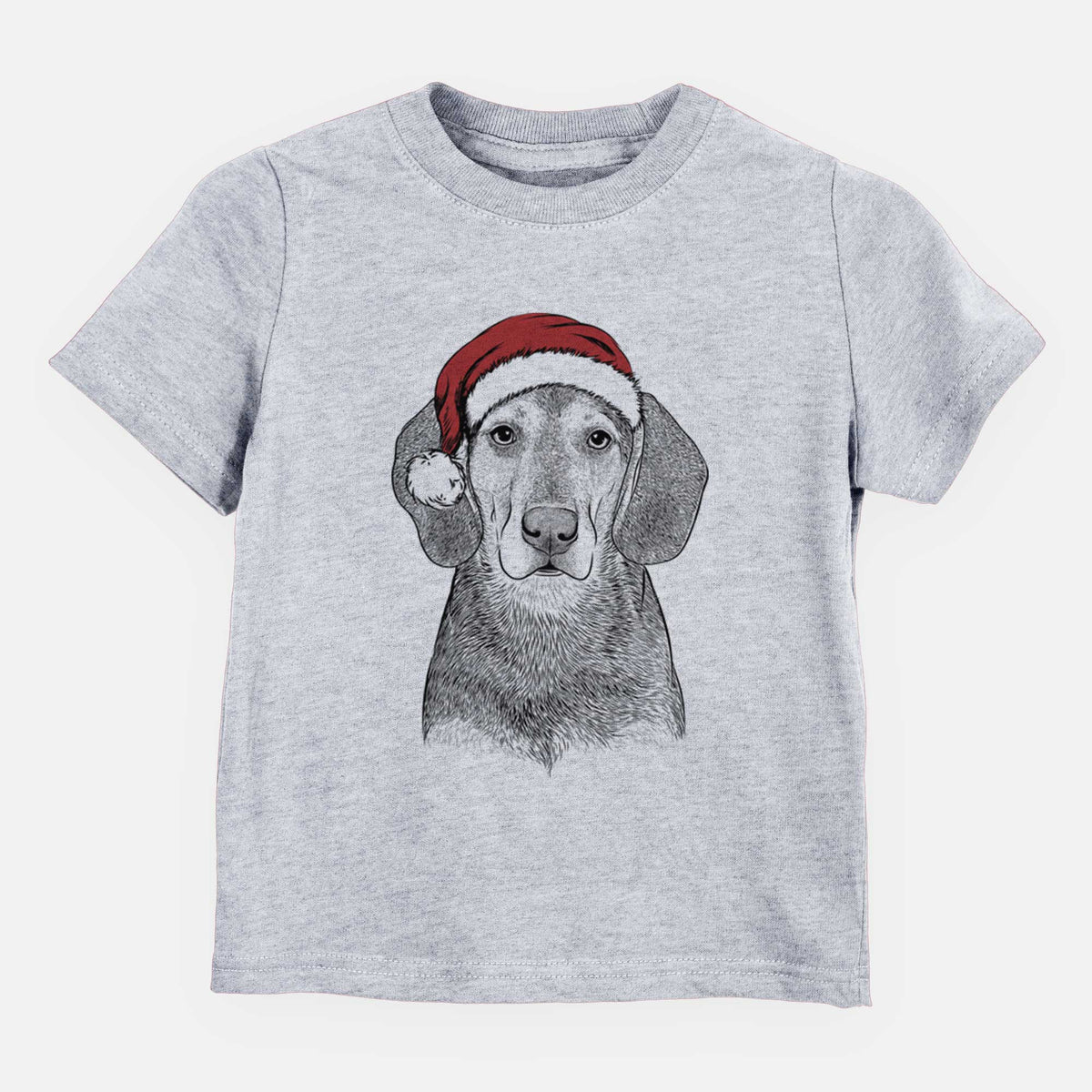 Santa Daisy the Hound Mix - Kids/Youth/Toddler Shirt