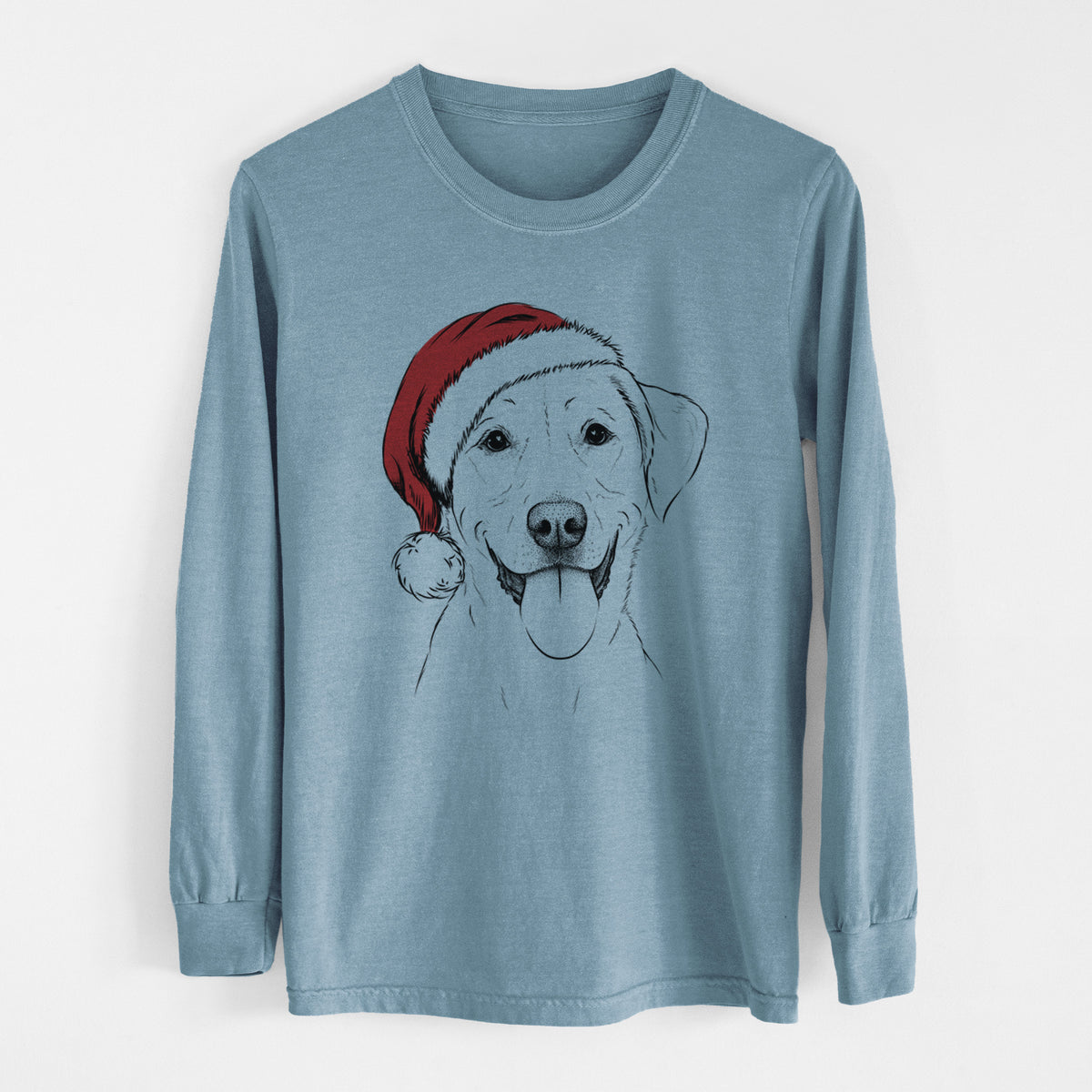 Santa Daisy the Labrador Retriever - Heavyweight 100% Cotton Long Sleeve
