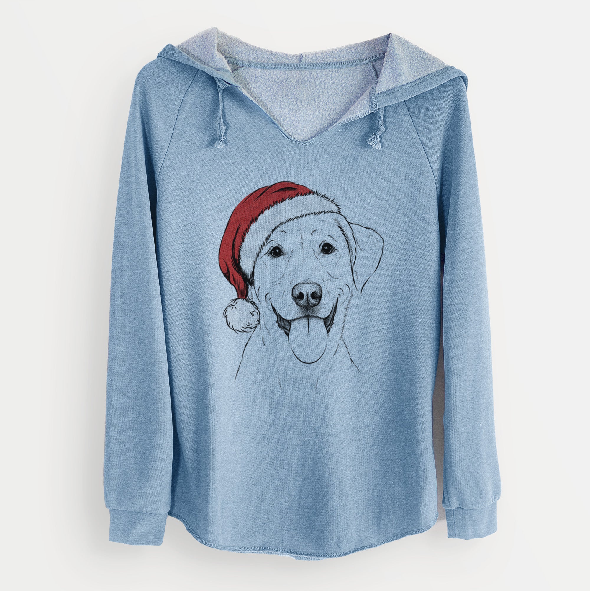 Santa Daisy the Labrador Retriever - Cali Wave Hooded Sweatshirt