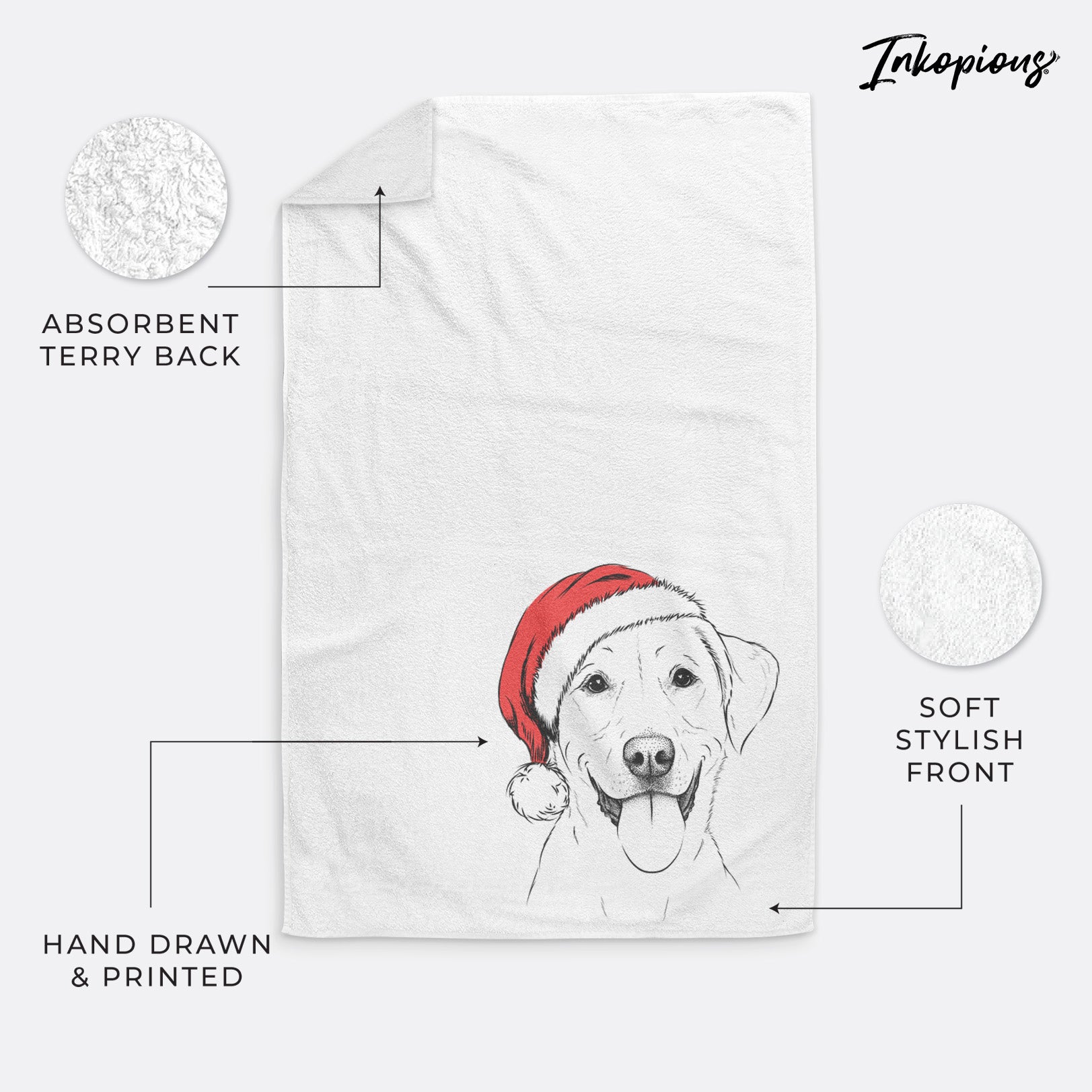 Daisy the Labrador Retriever Decorative Hand Towel