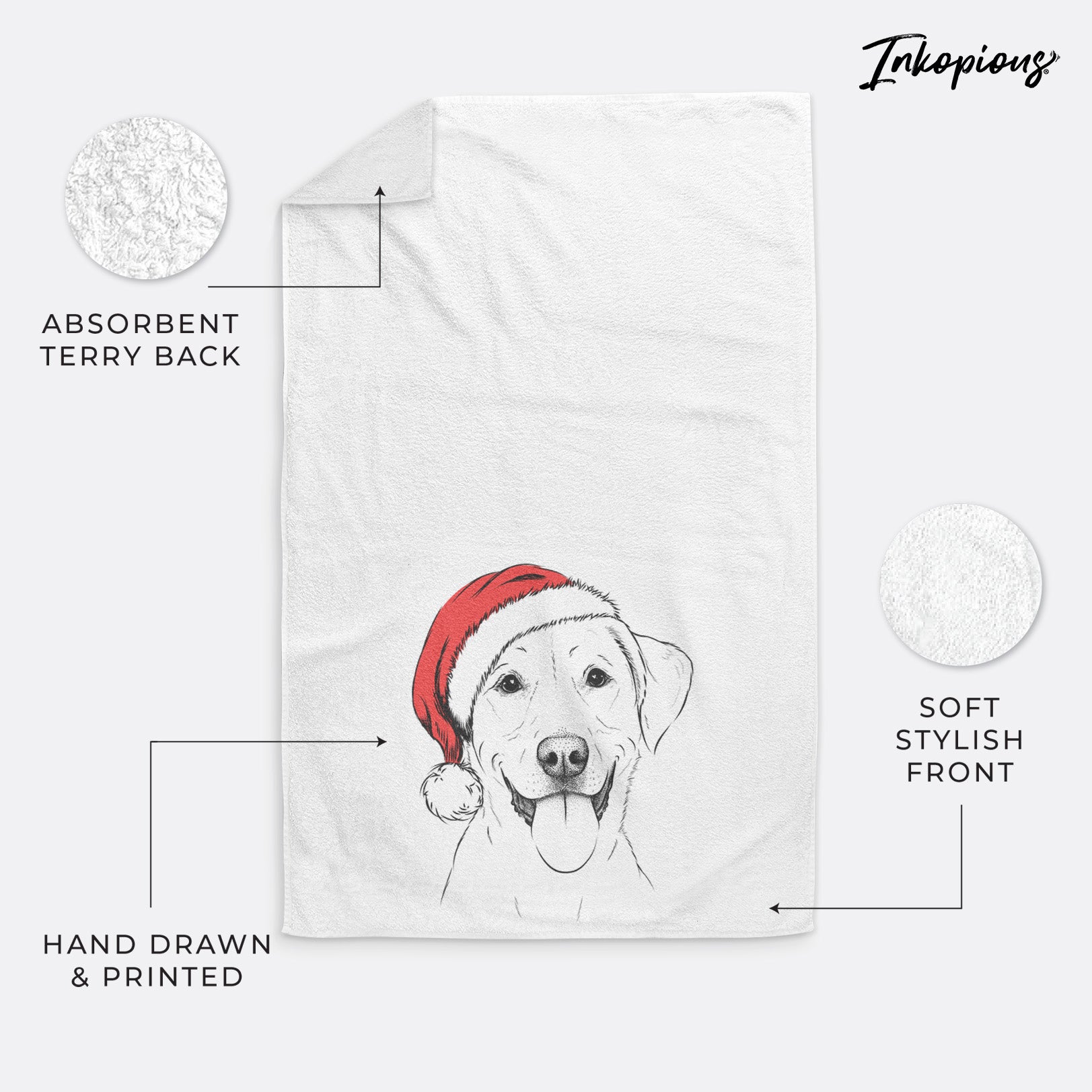 Daisy the Labrador Retriever Decorative Hand Towel