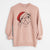 Santa Darling Chloe the Pug - Unisex Pigment Dyed Crew Sweatshirt