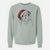 Santa Darling Chloe the Pug - Unisex Pigment Dyed Crew Sweatshirt