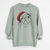 Santa Darling Chloe the Pug - Unisex Pigment Dyed Crew Sweatshirt