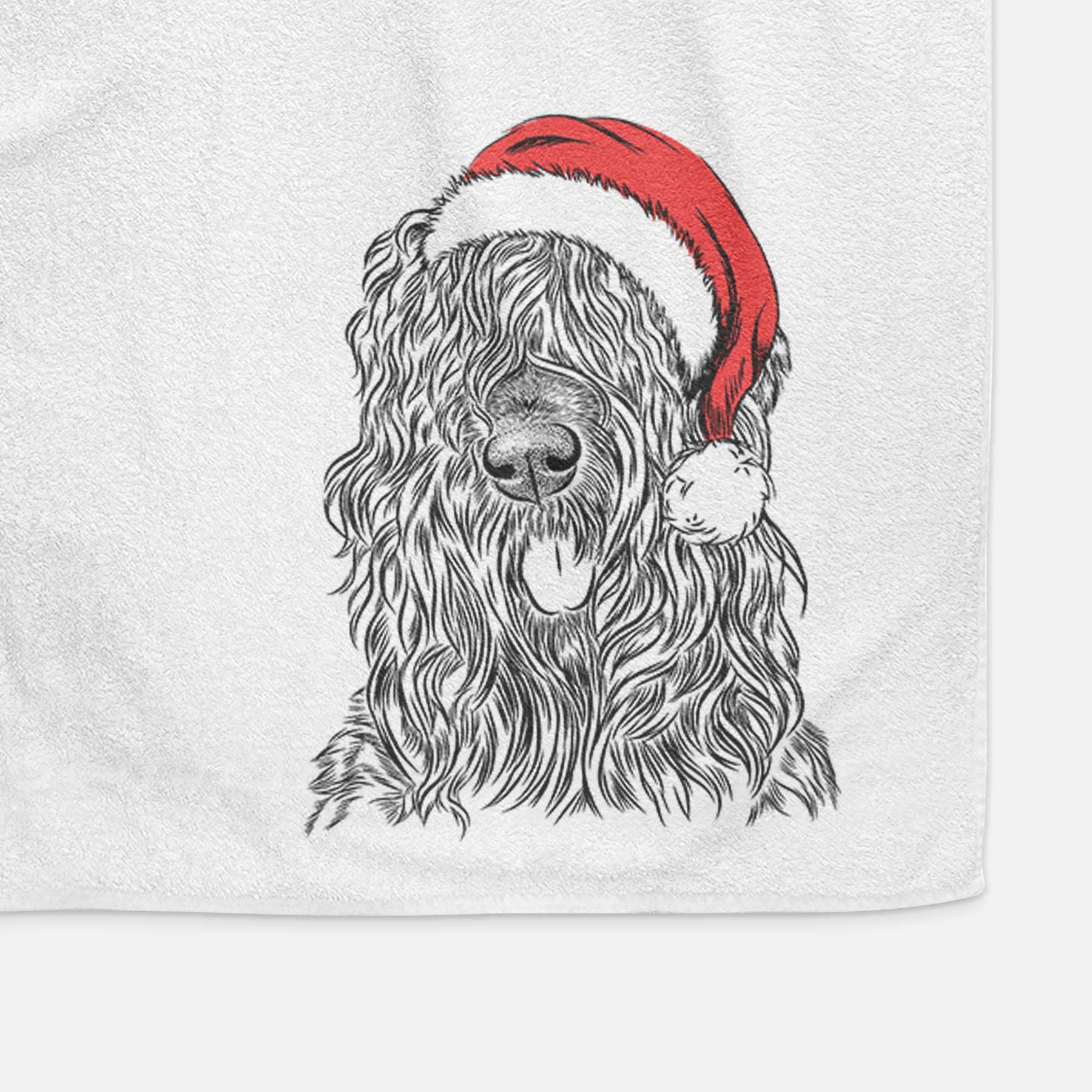 Darryl the Black Russian Terrier Decorative Hand Towel