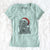 Santa Darryl the Black Russian Terrier - Women's V-neck Shirt