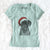 Santa David the Boxador - Women's V-neck Shirt