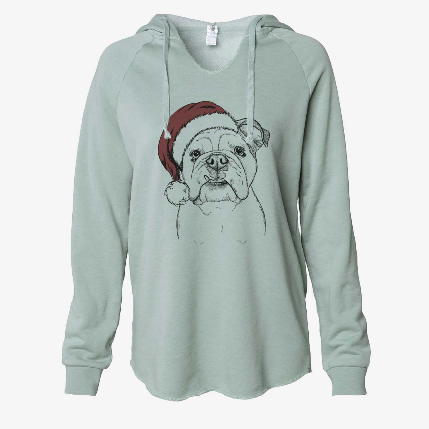 Dazy the English Bulldog - Cali Wave Hooded Sweatshirt