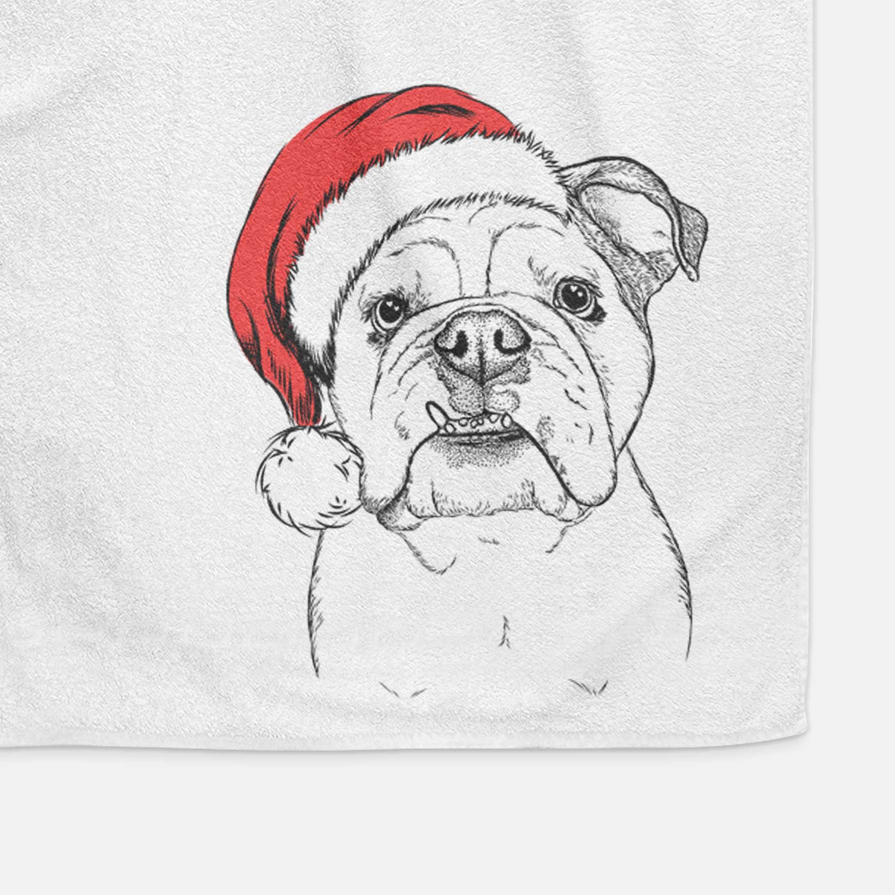 Dazy the English Bulldog Decorative Hand Towel