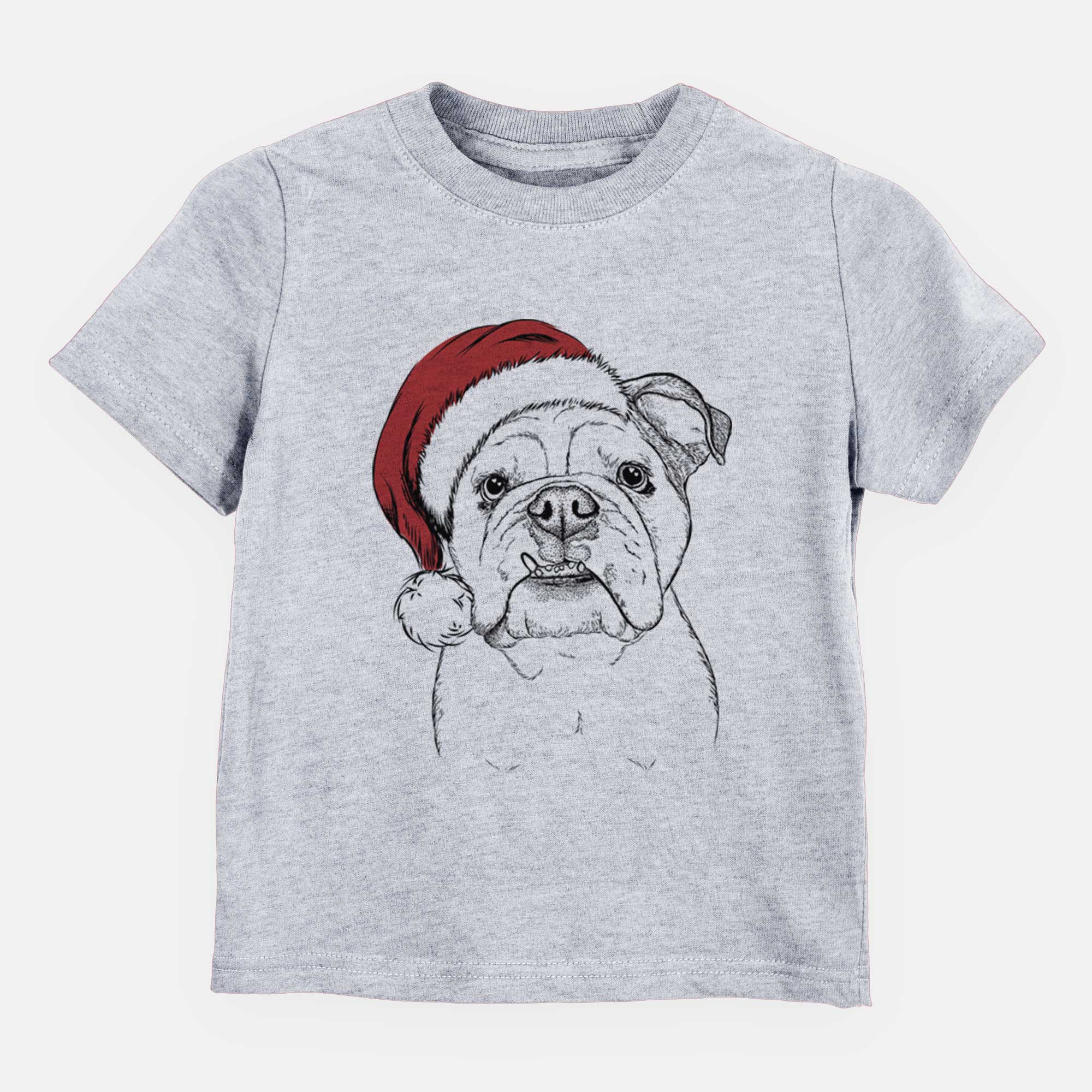 Santa Dazy the English Bulldog - Kids/Youth/Toddler Shirt