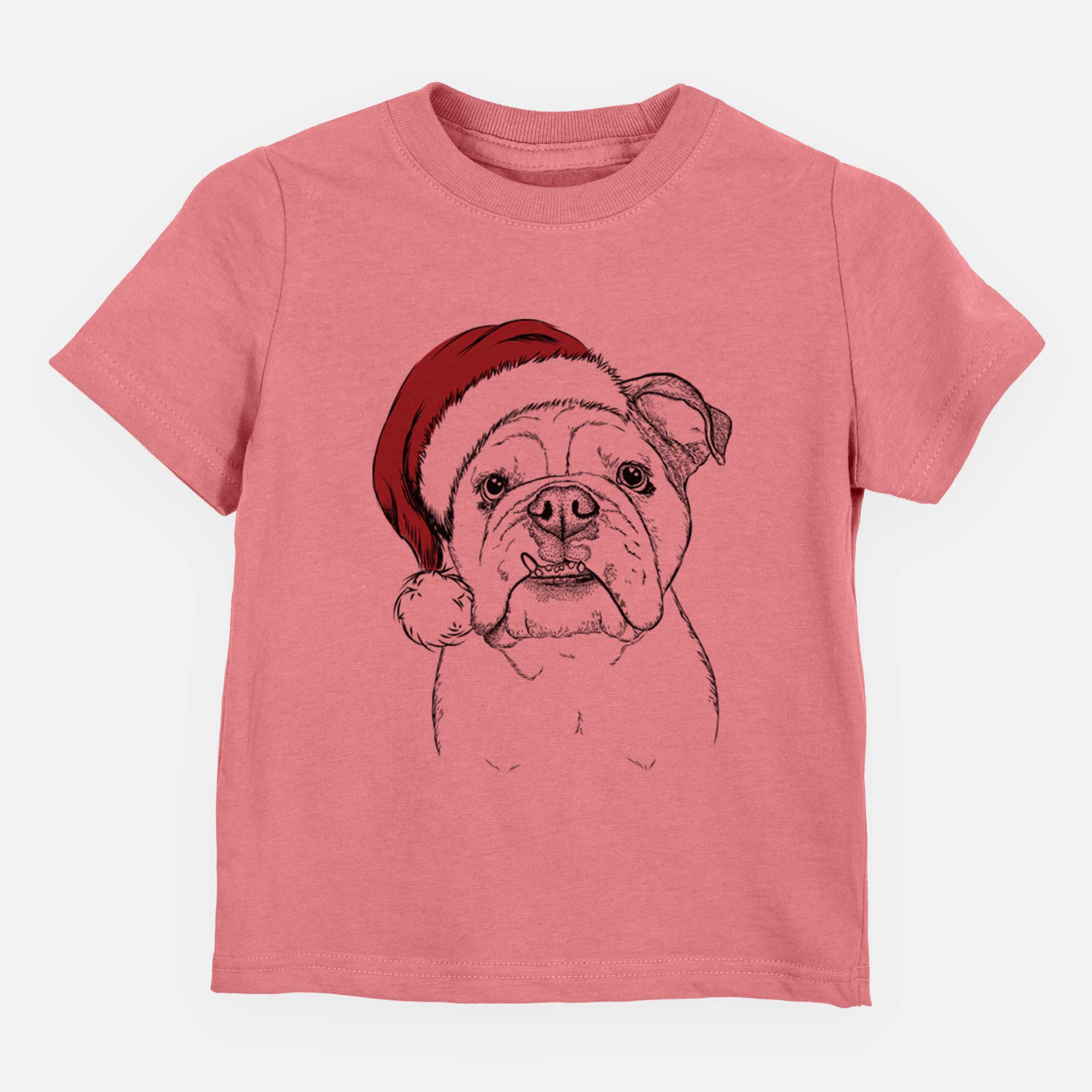 Santa Dazy the English Bulldog - Kids/Youth/Toddler Shirt