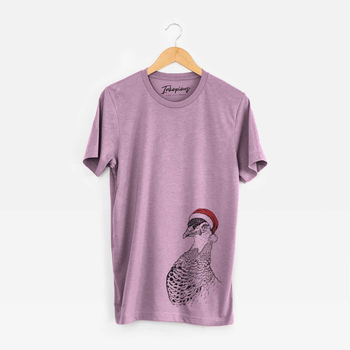 Santa Dee the Peahen - Unisex Crewneck