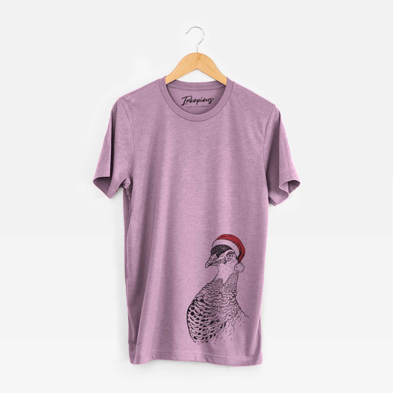 Santa Dee the Peahen - Unisex Crewneck