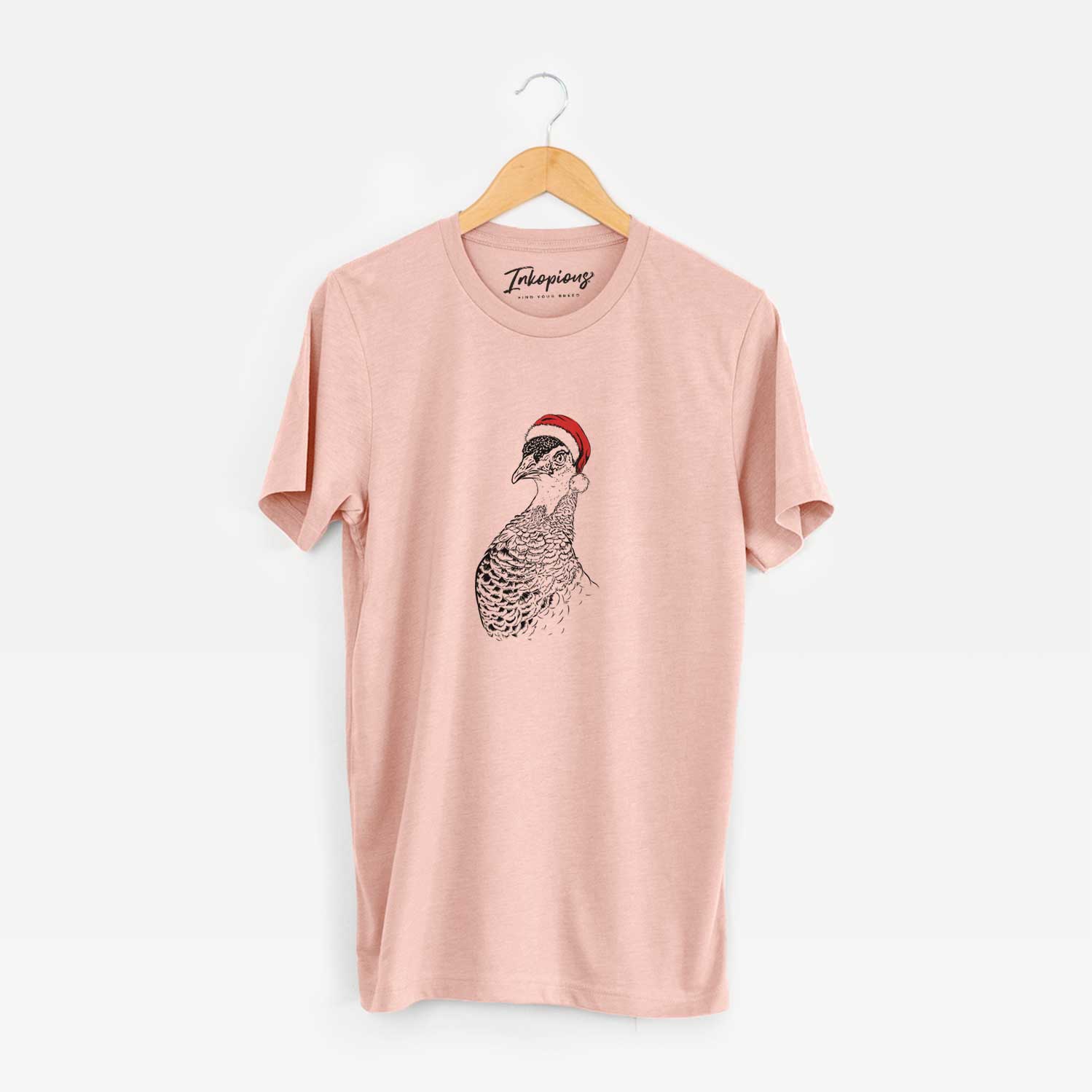 Santa Dee the Peahen - Unisex Crewneck