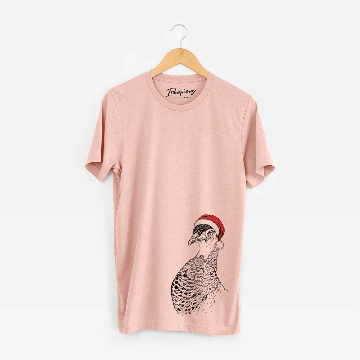 Santa Dee the Peahen - Unisex Crewneck