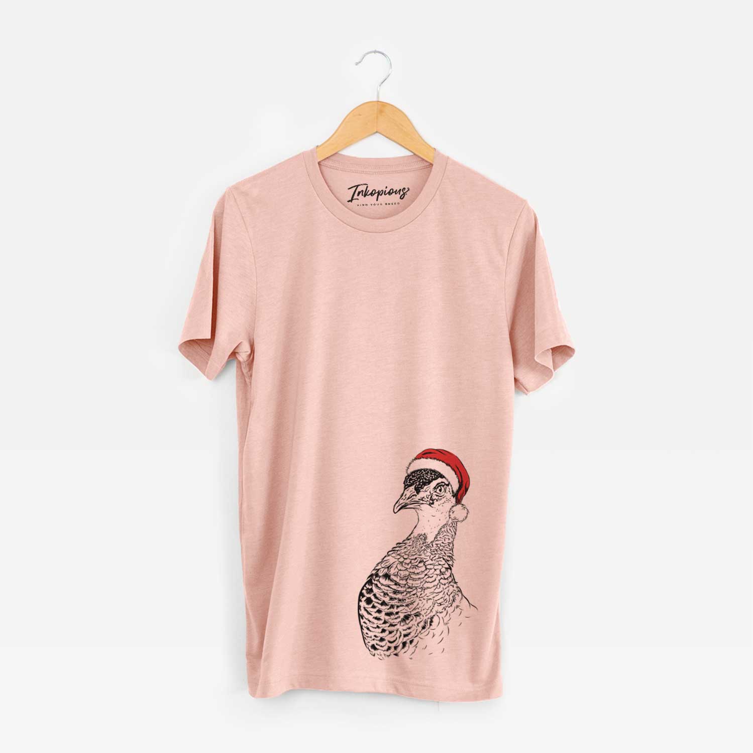 Santa Dee the Peahen - Unisex Crewneck