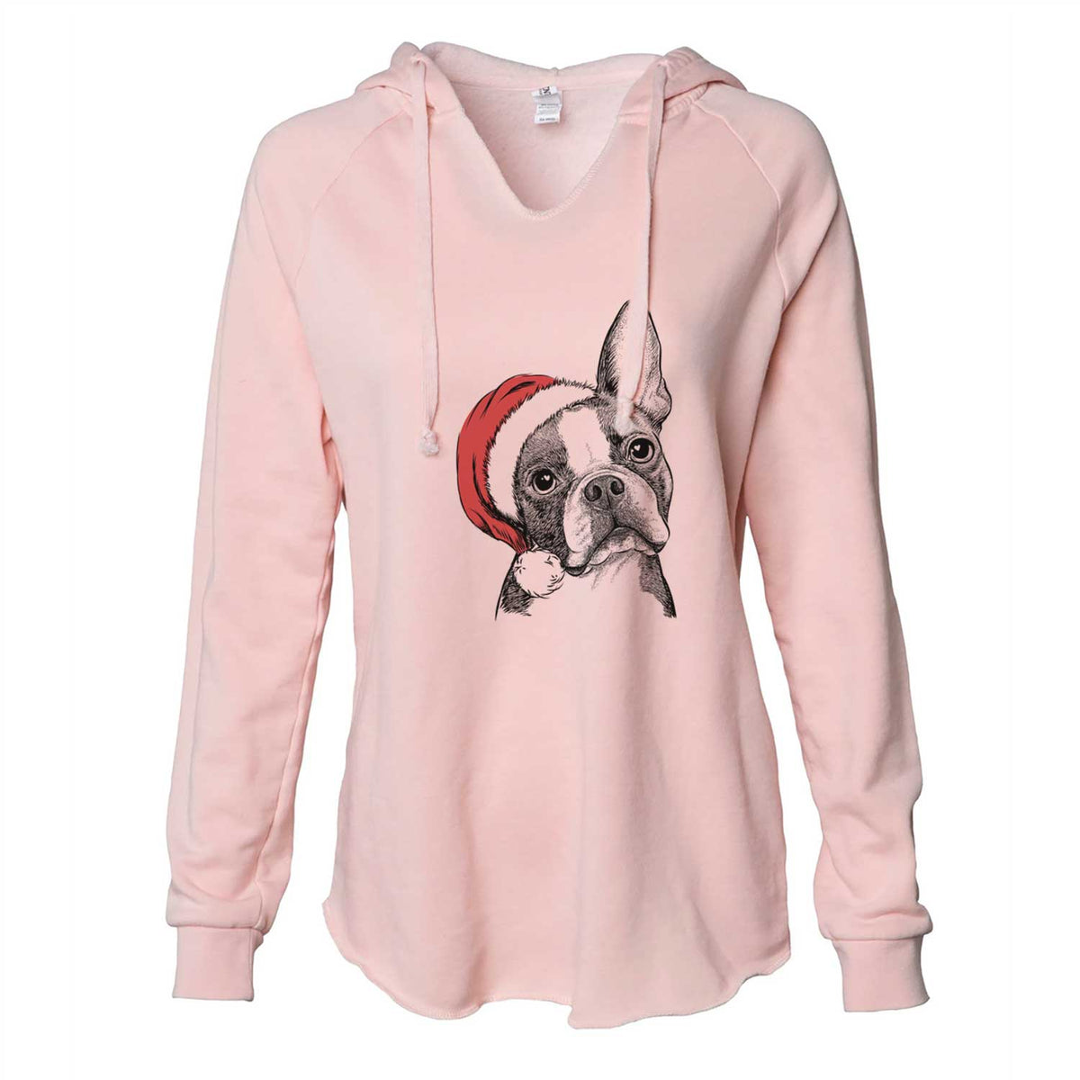 Dee Dee the Boston Terrier - Cali Wave Hooded Sweatshirt