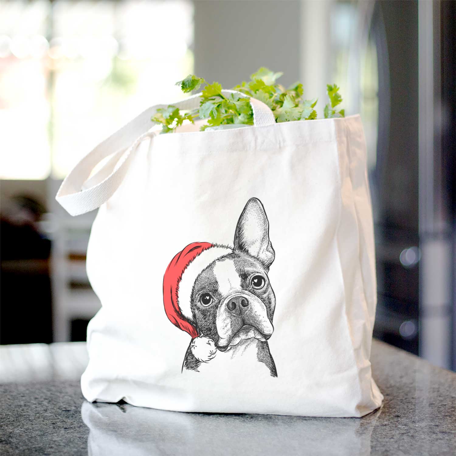 Dee Dee the Boston Terrier - Tote Bag