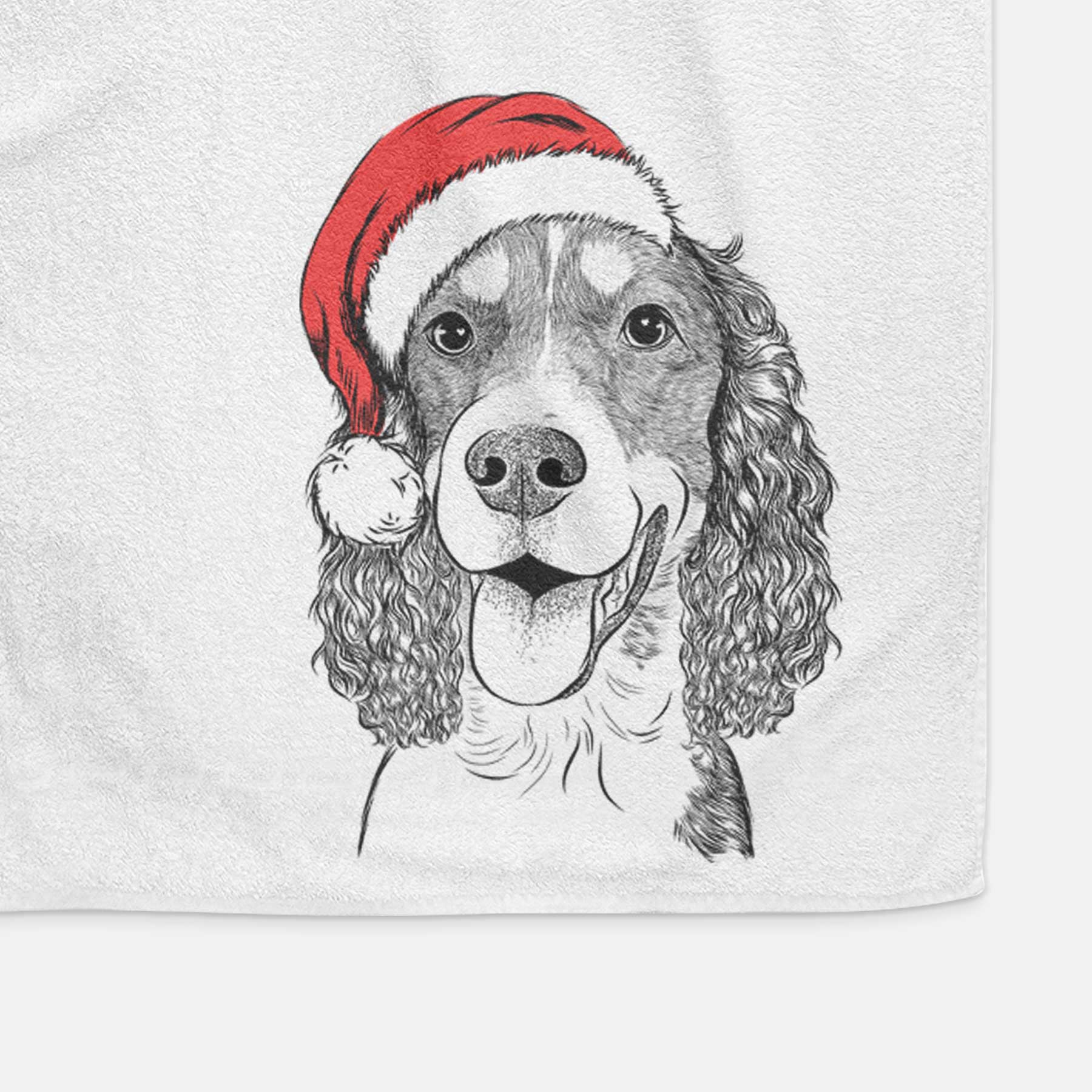 Delilah the English Springer Spaniel Decorative Hand Towel