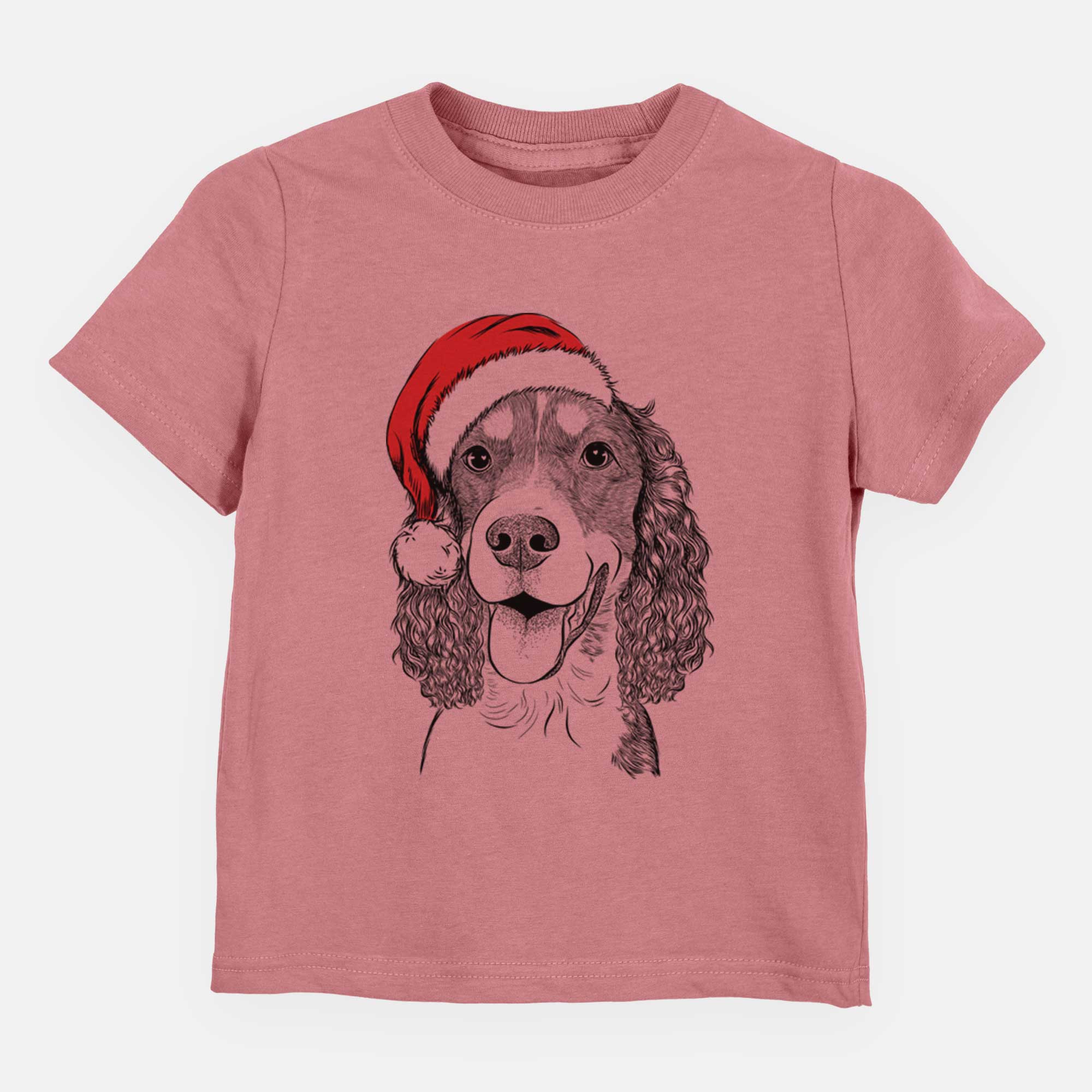 Santa Delilah the English Springer Spaniel - Kids/Youth/Toddler Shirt