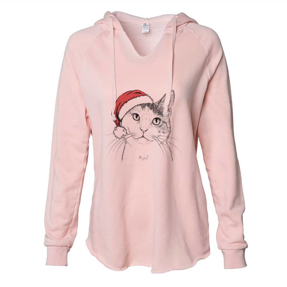 Denver the Calico Cat - Cali Wave Hooded Sweatshirt