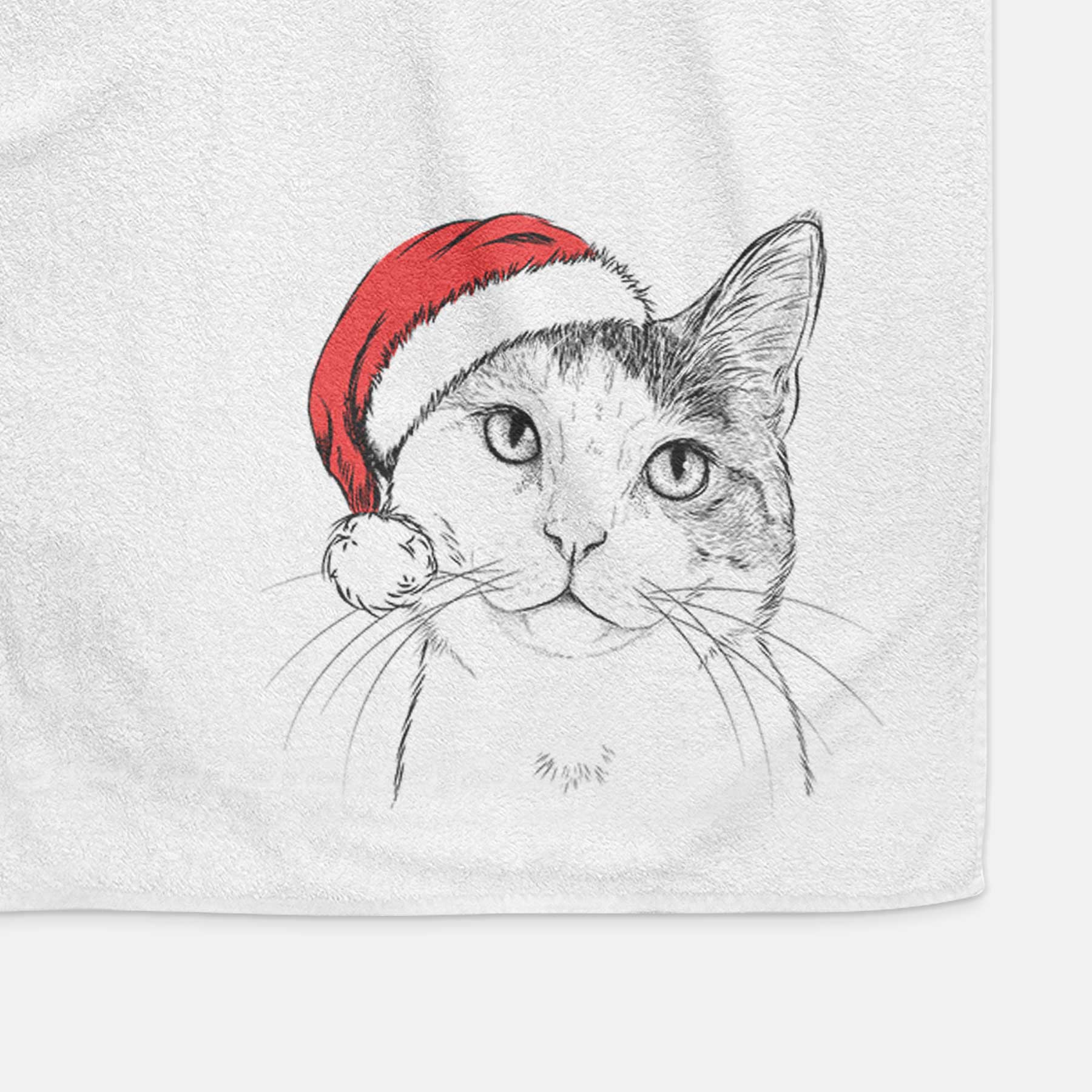 Denver the Calico Cat Decorative Hand Towel