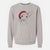 Santa Desi the American Hairless Terrier - Unisex Pigment Dyed Crew Sweatshirt