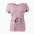 Santa Desi the American Hairless Terrier - Women's V-neck Shirt