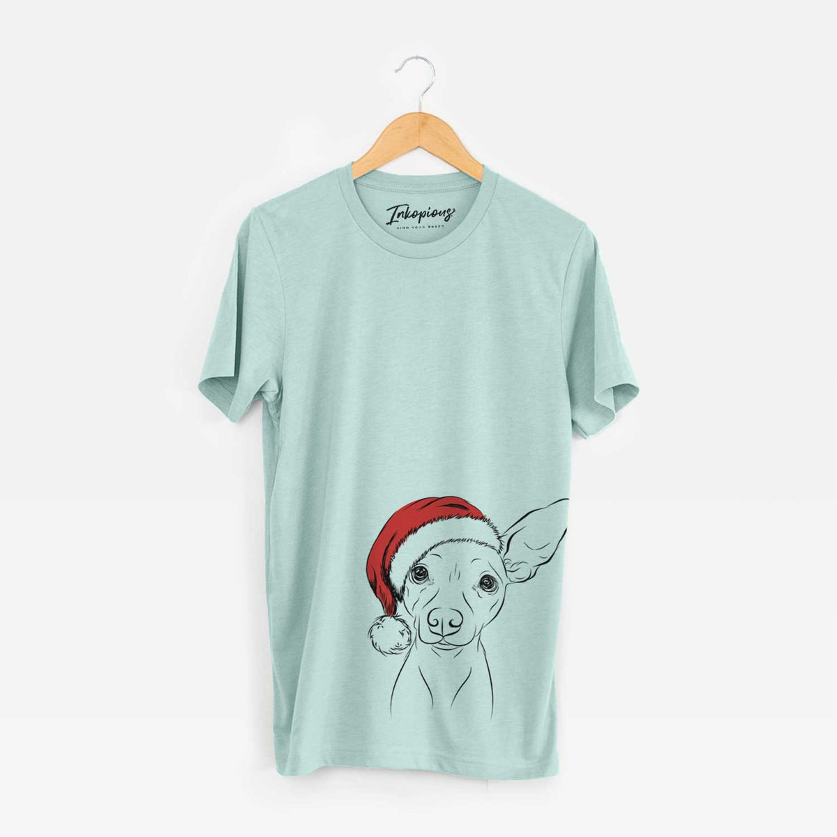 Santa Desi the American Hairless Terrier - Unisex Crewneck